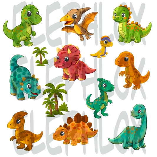 Dinosaur Stickers | ElePhlox